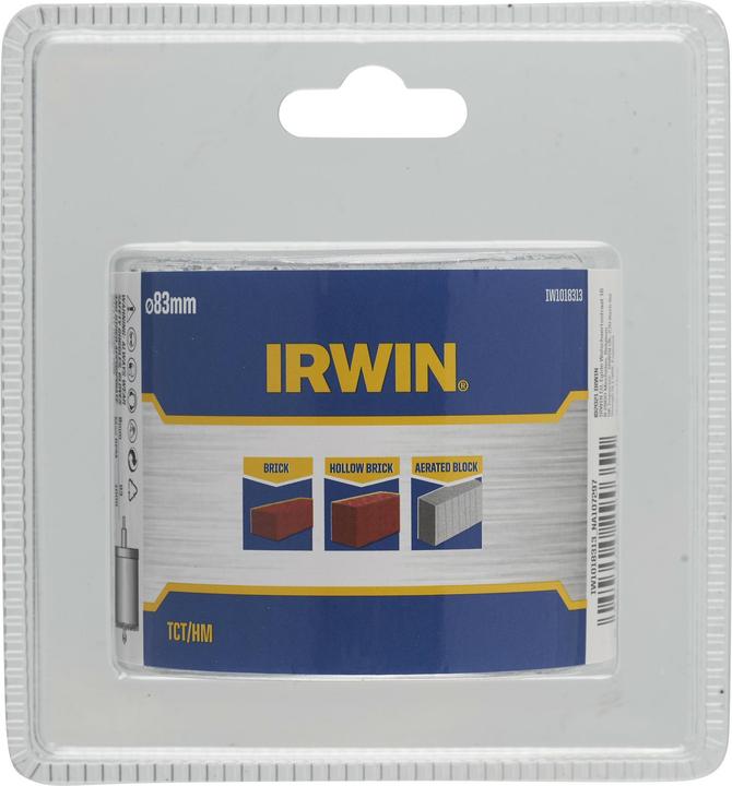Image du produit Irwin OTWORNICA TCT/HM BEZ ADAPTERA 83mm do cegieł, pustaków i betonu komórkowego (83 millimètres)