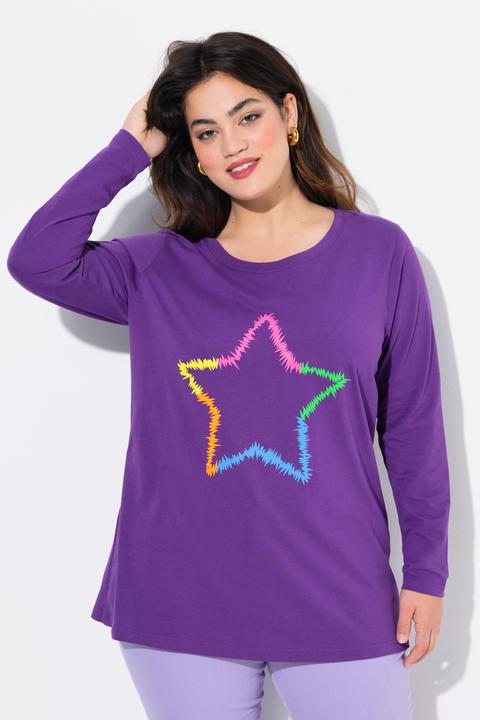 Produktbild Angel of Style Langarmshirt, Neon-Stern (50)