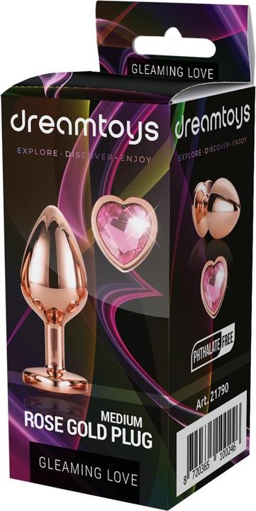 Produktbild Dream Toys Gleaming Love Rose Gold Plug Medium