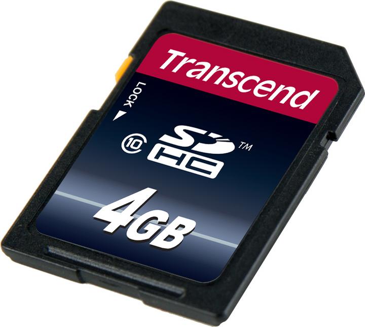 Produktbild Transcend SDHC 200x (4 GB, SDHC, U1, UHS-I)