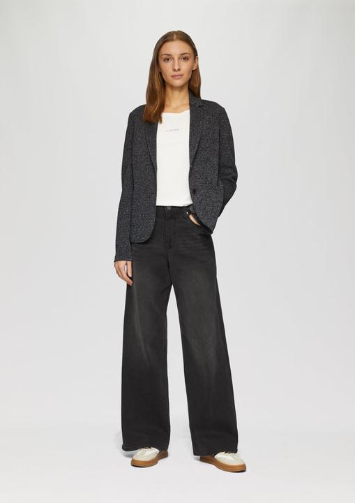 Immagine prodotto S.Oliver Indoor-Blazer Blazer mit meliertem Muster im Slim Fit (Banda radio 38 (2600 MHz))