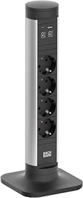 Actual product image Bachmann 709.001 CYCLE Pole S 4xCEE7/3 (4 x, CEE 7/3, 2.50 m)