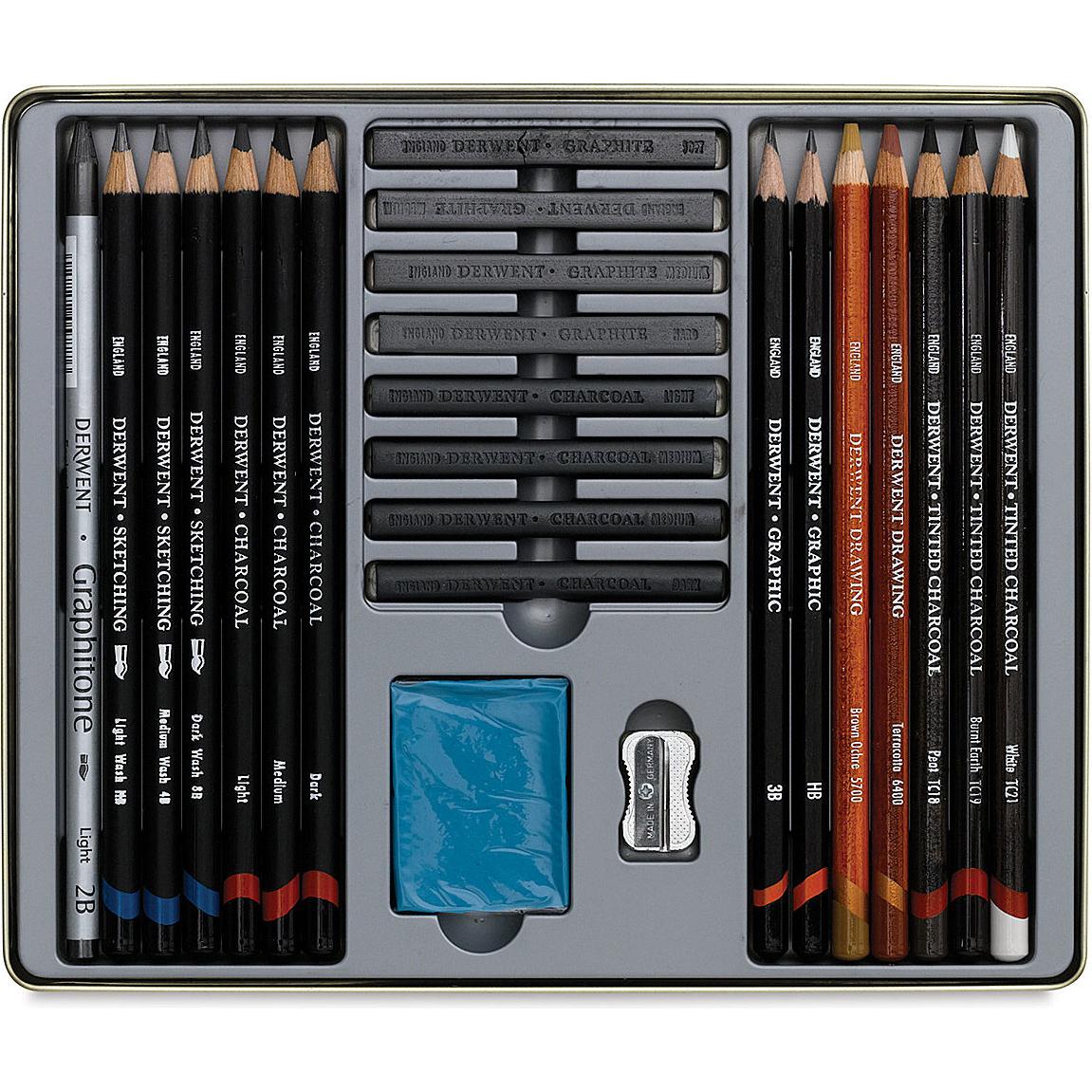 Thumbnail - Derwent, Bleistift, Sketching Collection, 24 Tin