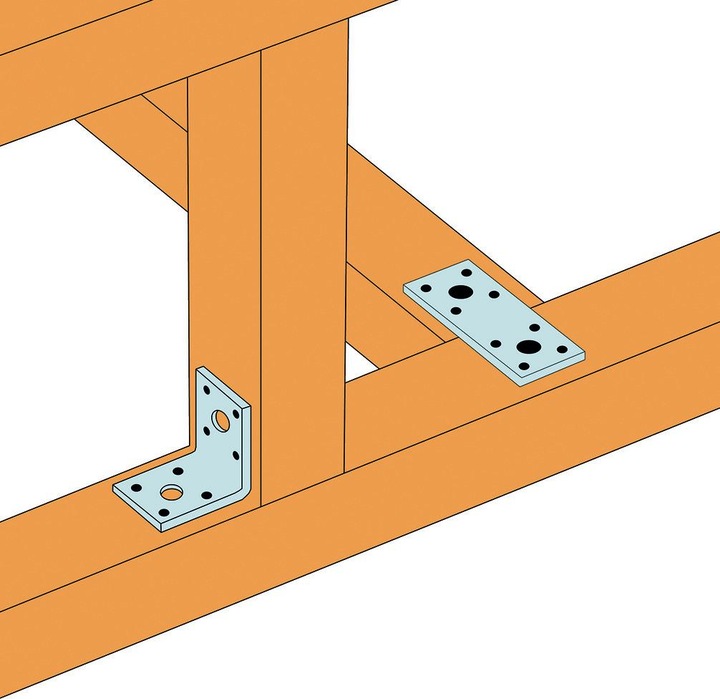 Actual product image Simpson Sst Flat connector SIMPSON FLV (Flat connectors, 1 pcs.)
