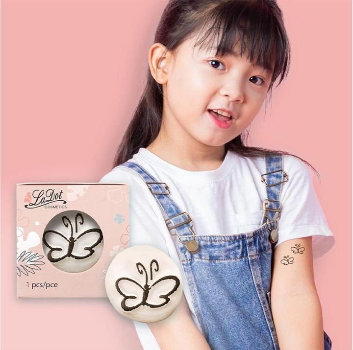 Actual product image Ladot Tattoo Stamp Butterfly Small