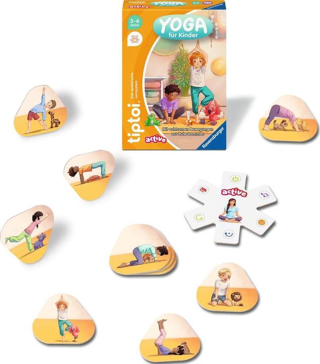 Actual product image Ravensburger tiptoi Active Yoga für Kinder (German, 3 - 6 years)