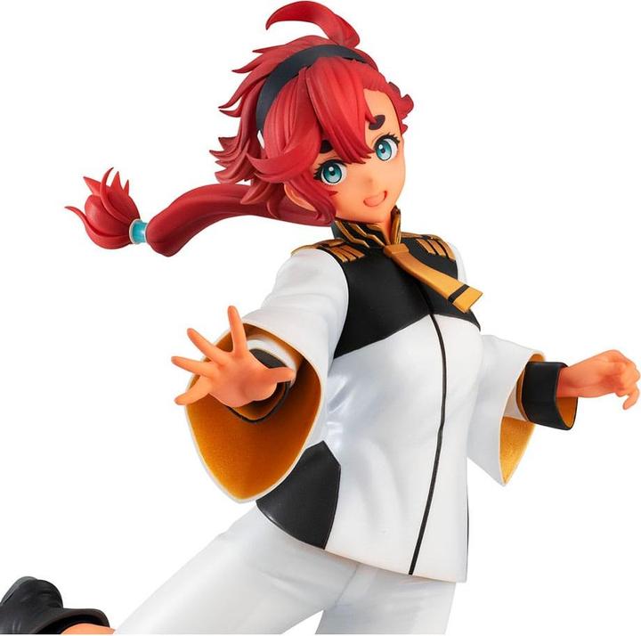 Actual product image Megahouse Mobile Suit Gundam The Witch From Mercury GGG Statue Suletta Mercury 21 cm
