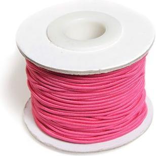 Toymax Elastiksnor 1,2mm x 25m pink, Garn + Wolle, Pink