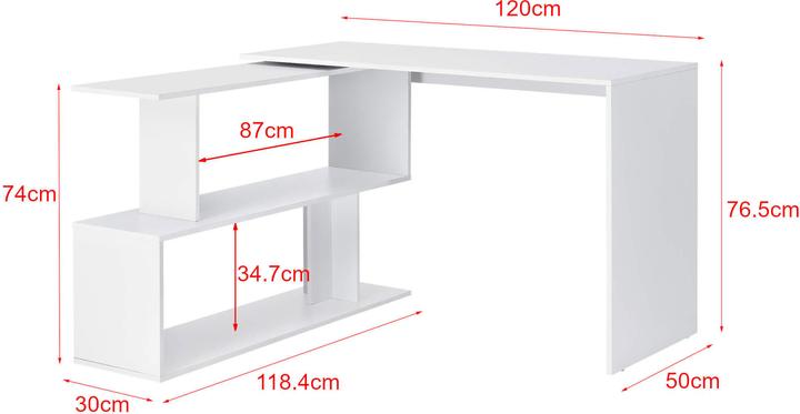 Produktbild En.Casa Arendal (120 x 50 x 76.5 cm)