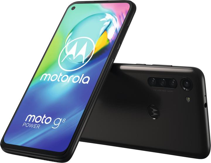 Produktbild Motorola Moto G8 Power (64 GB, Smoke Black, 6.40", Hybrid Dual SIM, 4G)