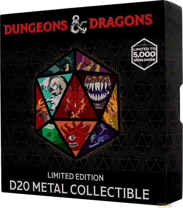 Image du produit Fanattik Médaille Dungeons & Dragons D20