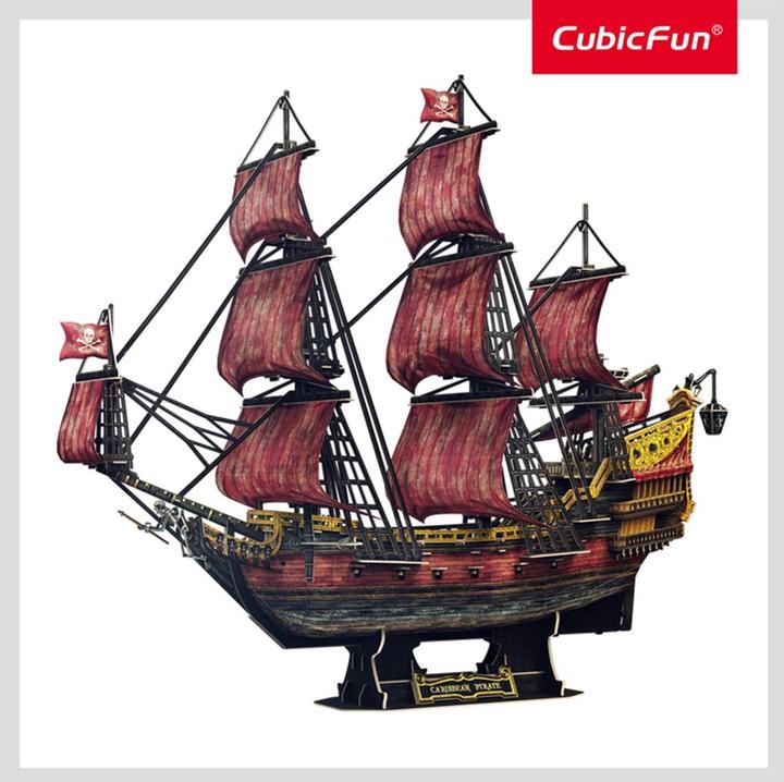 Actual product image Cubicfun 3D Puzzle Queen Annes Revenge 391 Teile (391 pieces)