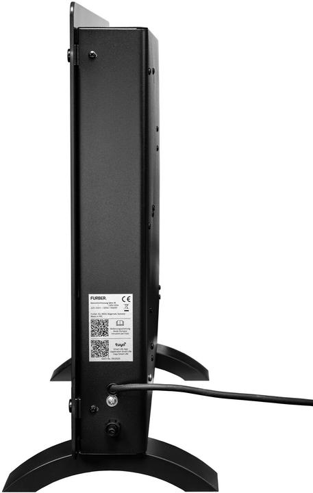 Actual product image Furber Konvektor SAVI 2000 W, Schwarz, Detailfarbe: Schwarz (2000 W)