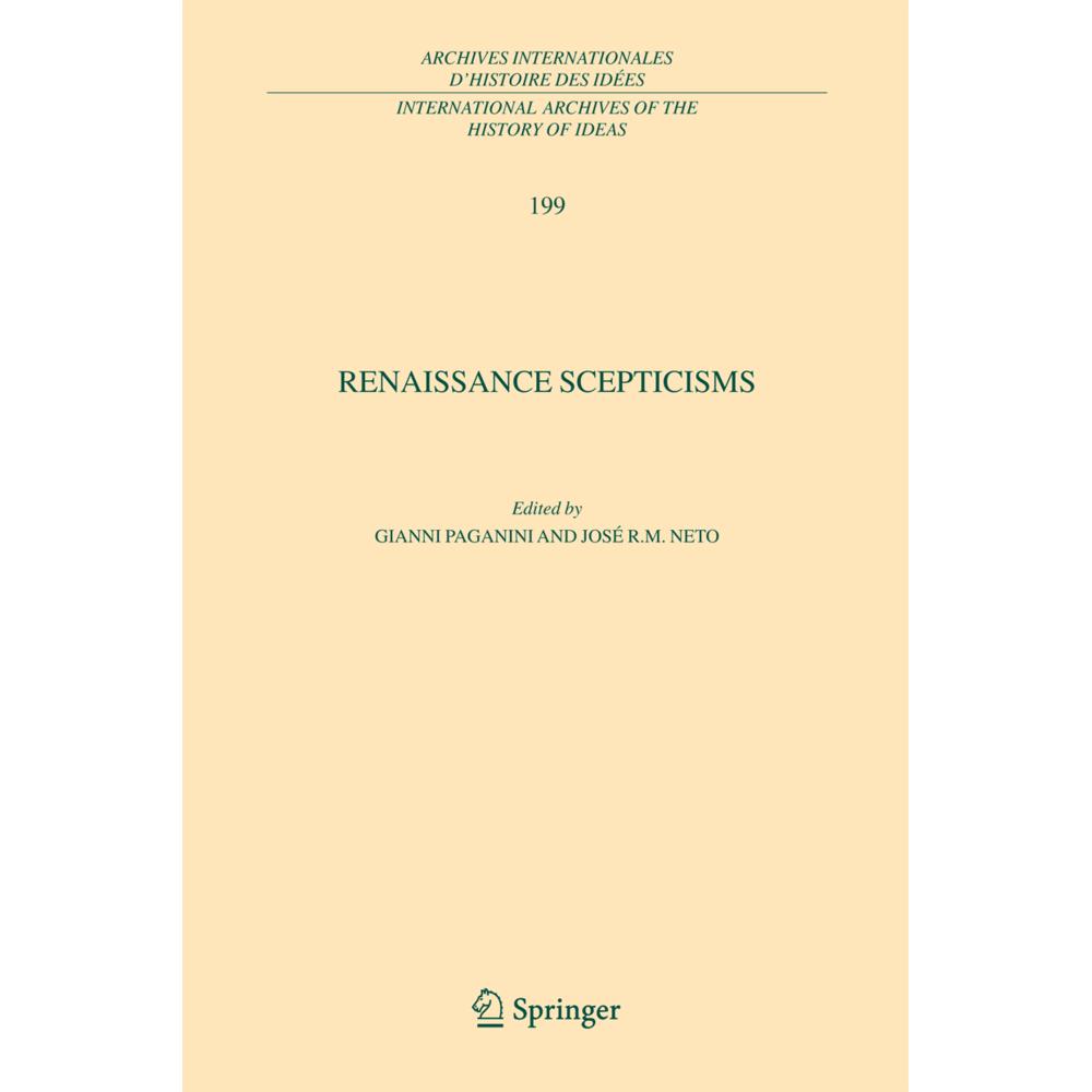 Thumbnail - Renaissance Scepticisms, Fachbücher von Gianni Paganini, José R. M. Neto