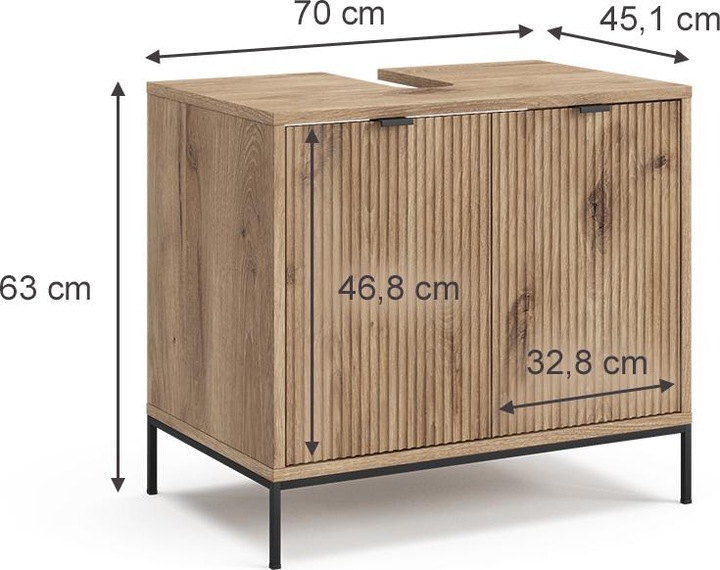 Actual product image Vicco Eliza (60 x 45 x 63 cm)