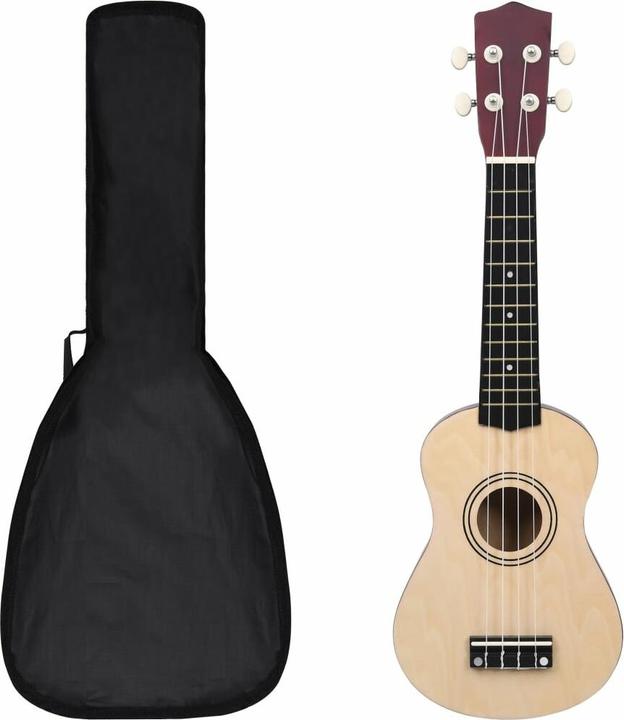 vidaXL Soprano ukulele set for children with bag 21" (Soprano, Soprano)