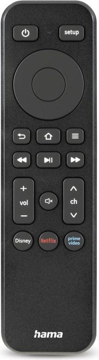 Immagine prodotto Hama Telecomando, f. TV + tasto Netflix, Prime Video, Disney+, programmabile (Telecomando universale, Infrarossi)
