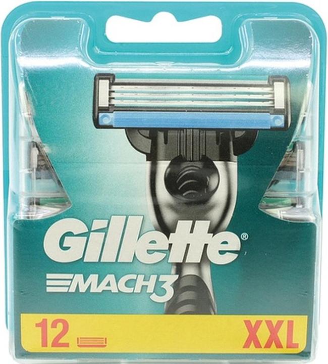 Actual product image Gillette Mach 3 Razor Blades (12 x)