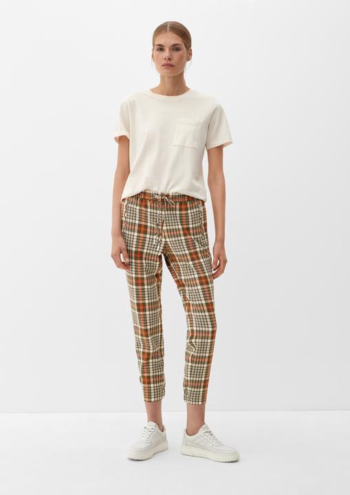 Immagine prodotto s.Oliver Hose Jogg Pants mit Karomuster (46)
