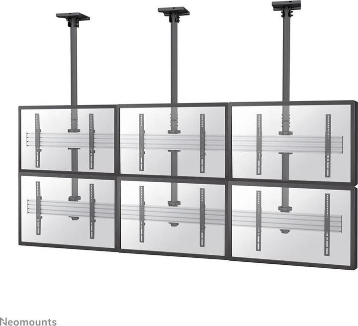 Image du produit Neomounts PRO Videowall Ceiling Mount for six 32inch-55inch/65inch Screens Noir