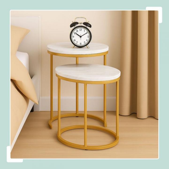 Actual product image Relaxdays 2-piece side table set