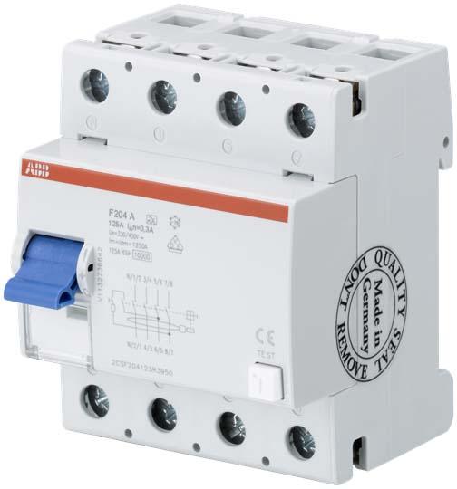 Immagine prodotto ABB F204A-125/0.5NL Interruttore automatico 125A 4p 500mA