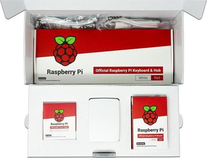 Actual product image Raspberry Pi official Pi 4 4GB Desktop Kit, DE