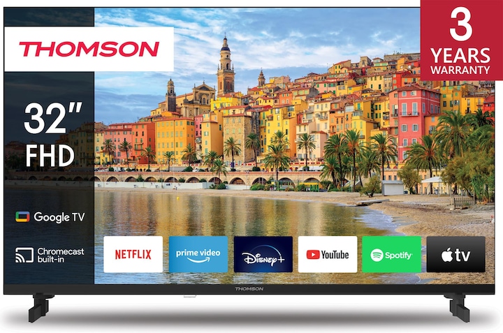 Thomson TV 32 FHD FRAMELESS SMART T2/C2S2 GOOGLE TV 32FG2S14 (32", LED)