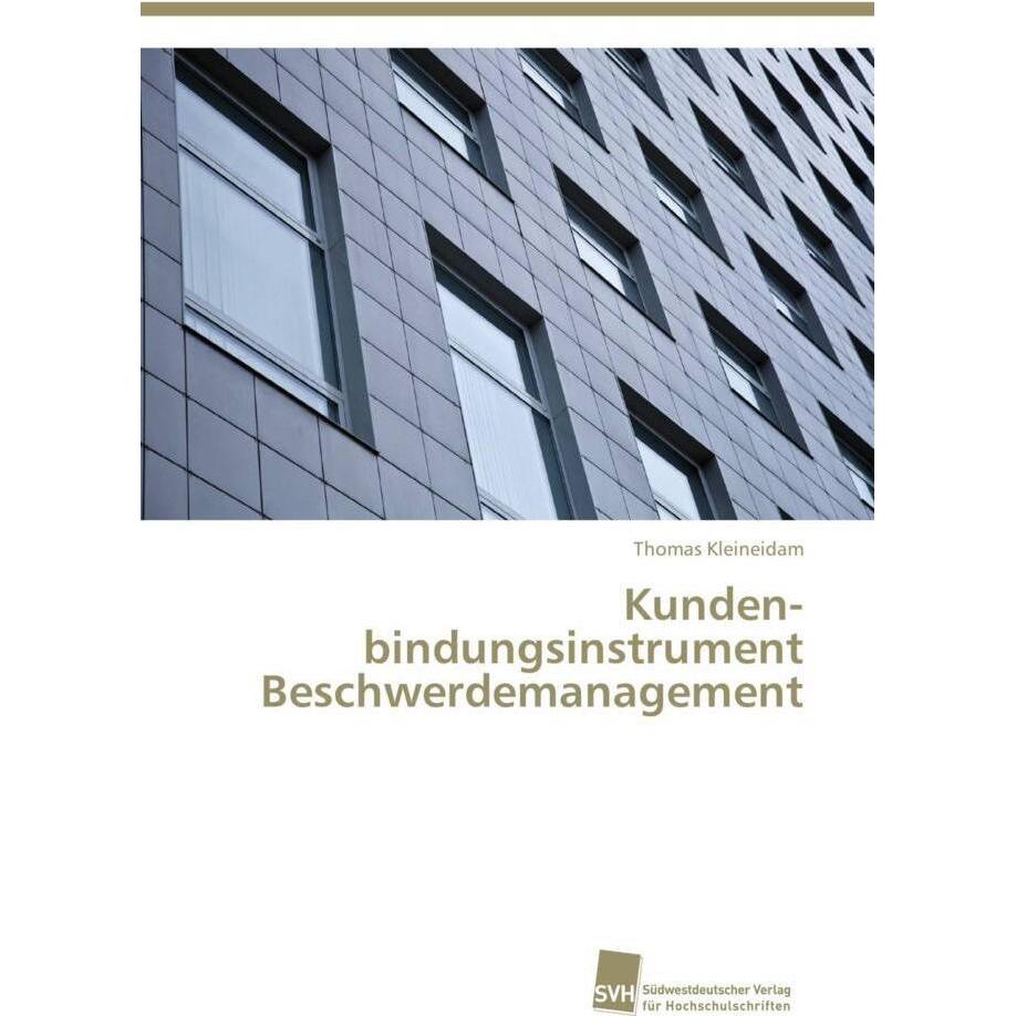 Kunden­bindungsinstrument Beschwerdemanagement, Fachbücher