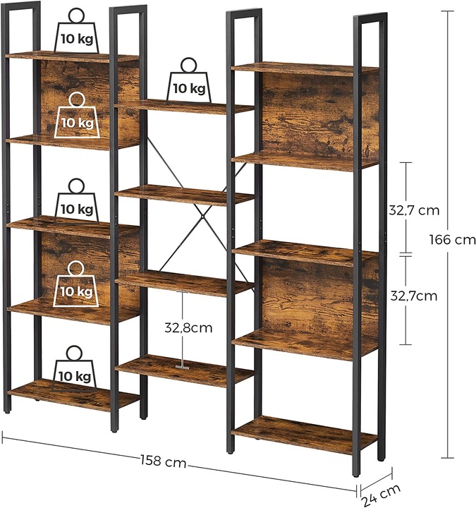 Image du produit Vasagle Carolin (158 x 24 x 166 cm)