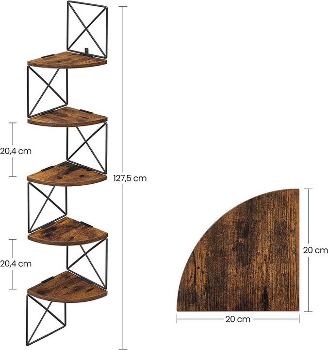 Actual product image Vasagle Corner (20 x 20 x 127.5 cm)