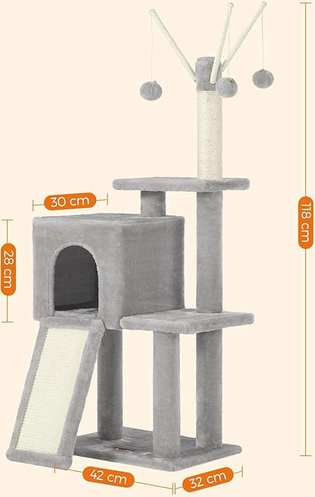Immagine prodotto Feandrea Balu (118 cm, Grigio)