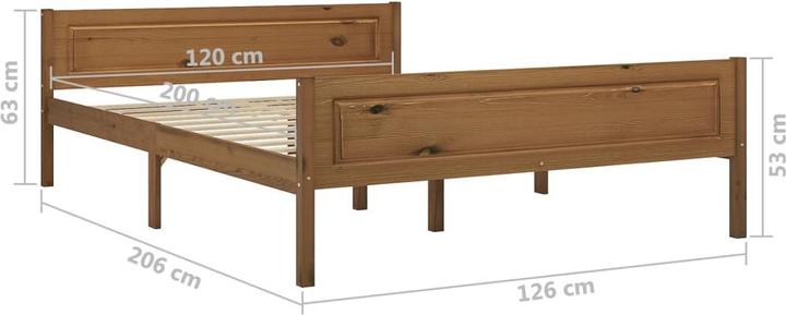 Image du produit vidaXL Bettrahmen (120 x 200 cm)