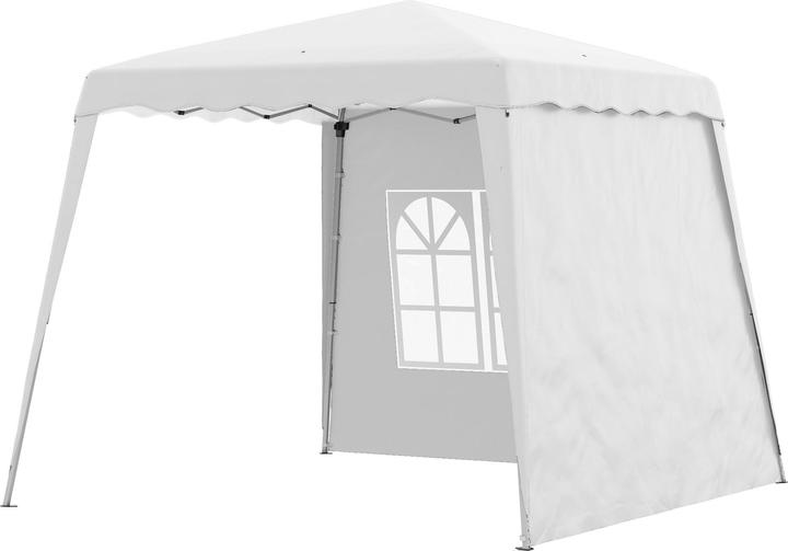 Actual product image Outsunny Pavilion with 2 side walls and individual height adjustment (240 cm, 240 cm)