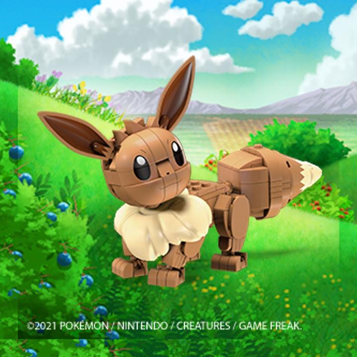 Actual product image Mega Construx Pokémon Build & Show Eevee