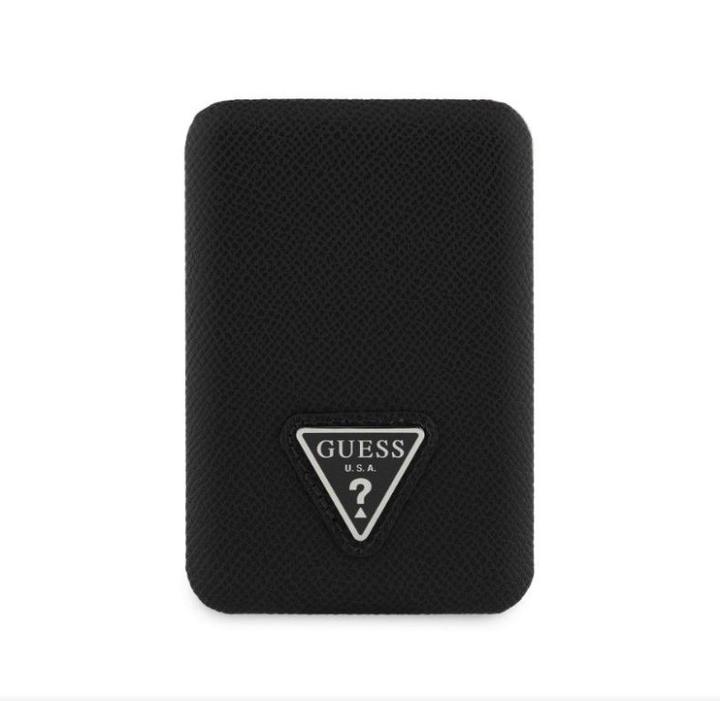 Actual product image Guess Power bank PU Grained Triangle Logo MagSafe Powerbank 5000mAh Black (5000 mAh)
