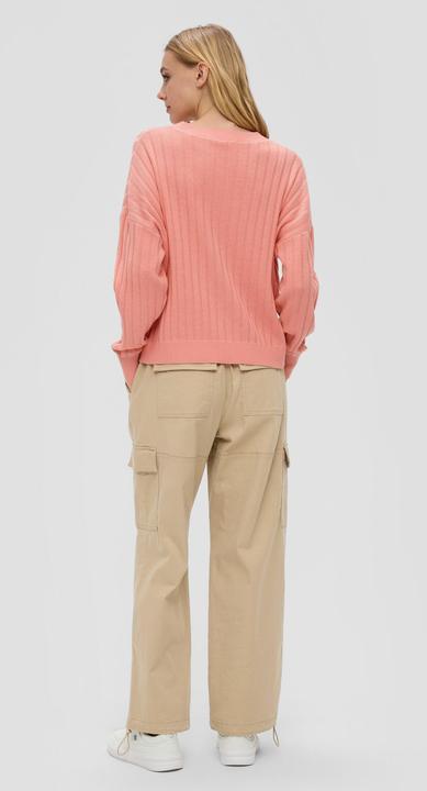 Produktbild s.Oliver Strickpullover Weicher Strickpullover aus Baumwollmix (XXL)