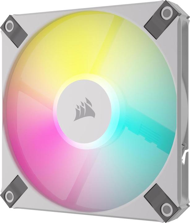 Actual product image Corsair iCUE AF120 RGB Slim 2er wh 120mm CO-9050165-WW (120 mm, 2 x)