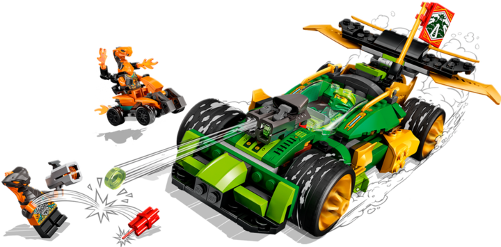 Actual product image LEGO Lloyds race car EVO (71763, LEGO Ninjago)