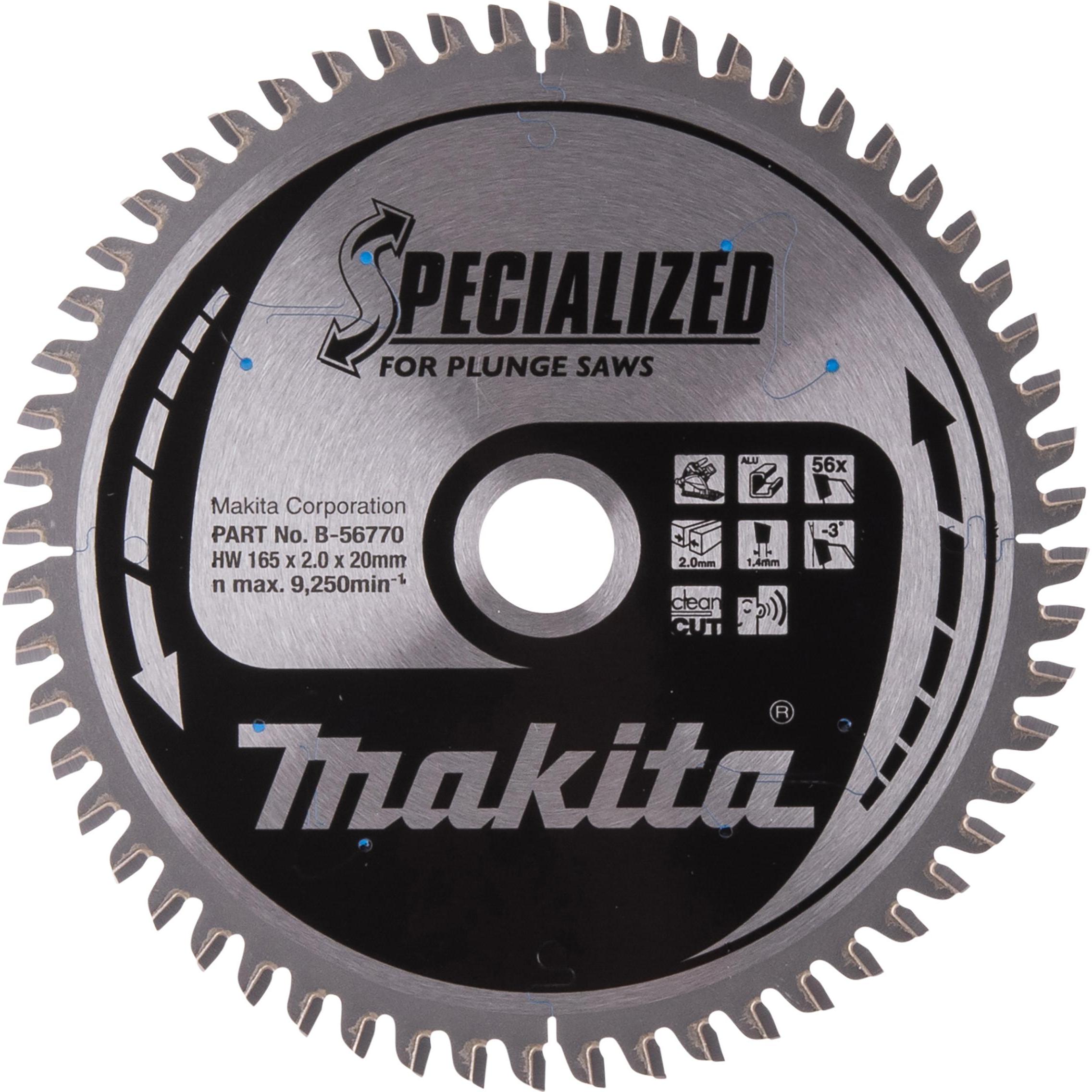 Makita, Sägeblatt, Kreissägeblatt Ø 165x20mm 56Zähne