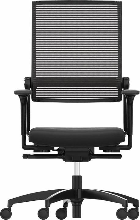 Dauphin Sedia da ufficio Lordo flex con schienale in rete, nero