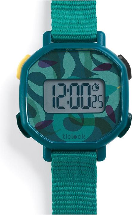 Produktbild Djeco Digitale Armbanduhr Green snakes (Digitaluhr)