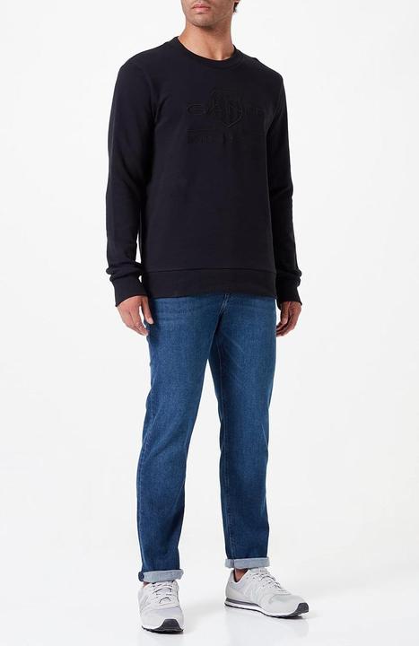 Produktbild GANT Heren Reg Tonal Shield C-Neck Sweat Pullover, Eggshell., XXL (XXL)