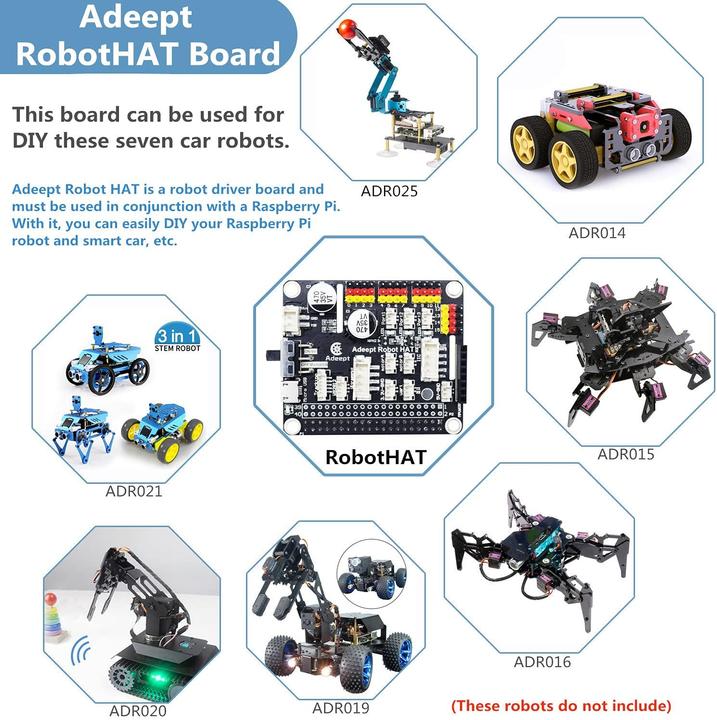 Produktbild Adeept Raspberry Pi Robot HAT Kit