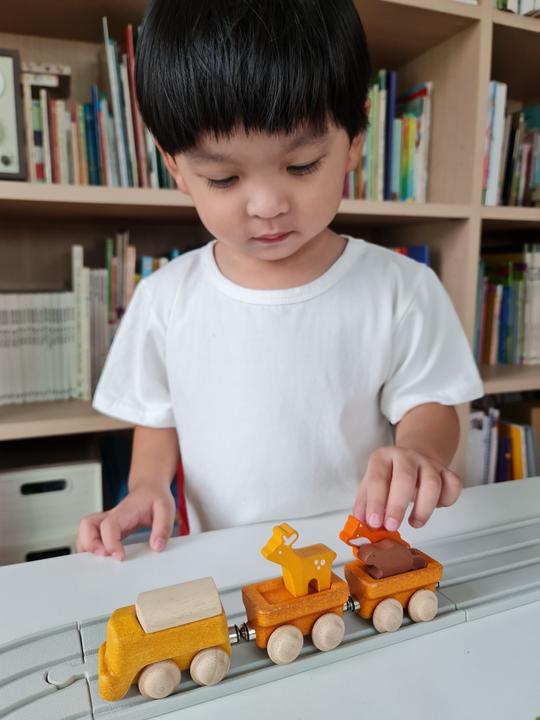 Produktbild Plantoys PlanWorld Frachtzug