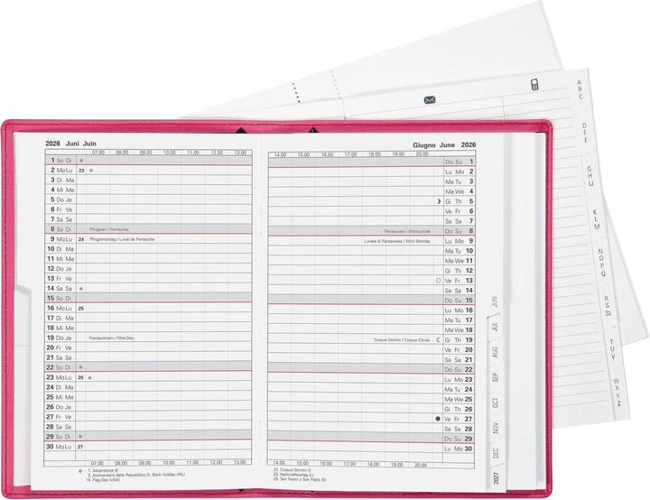 Actual product image Biella Istanbul Lady Planner (10.6 x 15.3 cm, German, English, Italian, French)