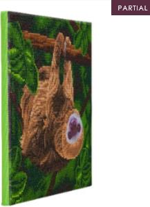 Immagine prodotto Craft Buddy Bradipo a due dita, 30x30cm Crystal Art Kit