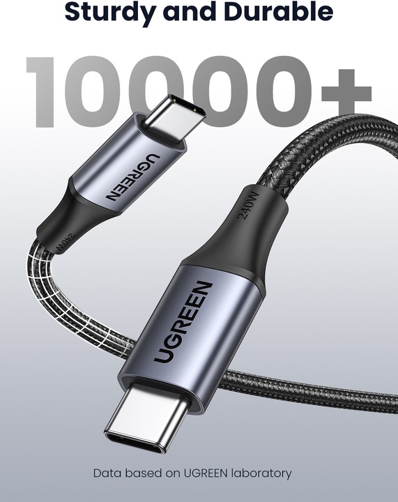 Produktbild Ugreen USB C — USB C (2 m, USB 2.0)