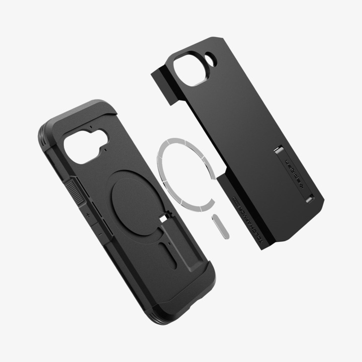 Actual product image Spigen - Tough Armor MagSafe - Google Pixel 9a - Black (Google Pixel 9a)