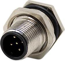 Produktbild RND Electronics Sensor-Rundsteckverbinder Stecker 5 Pole Gerade Gelötet Panelmontage